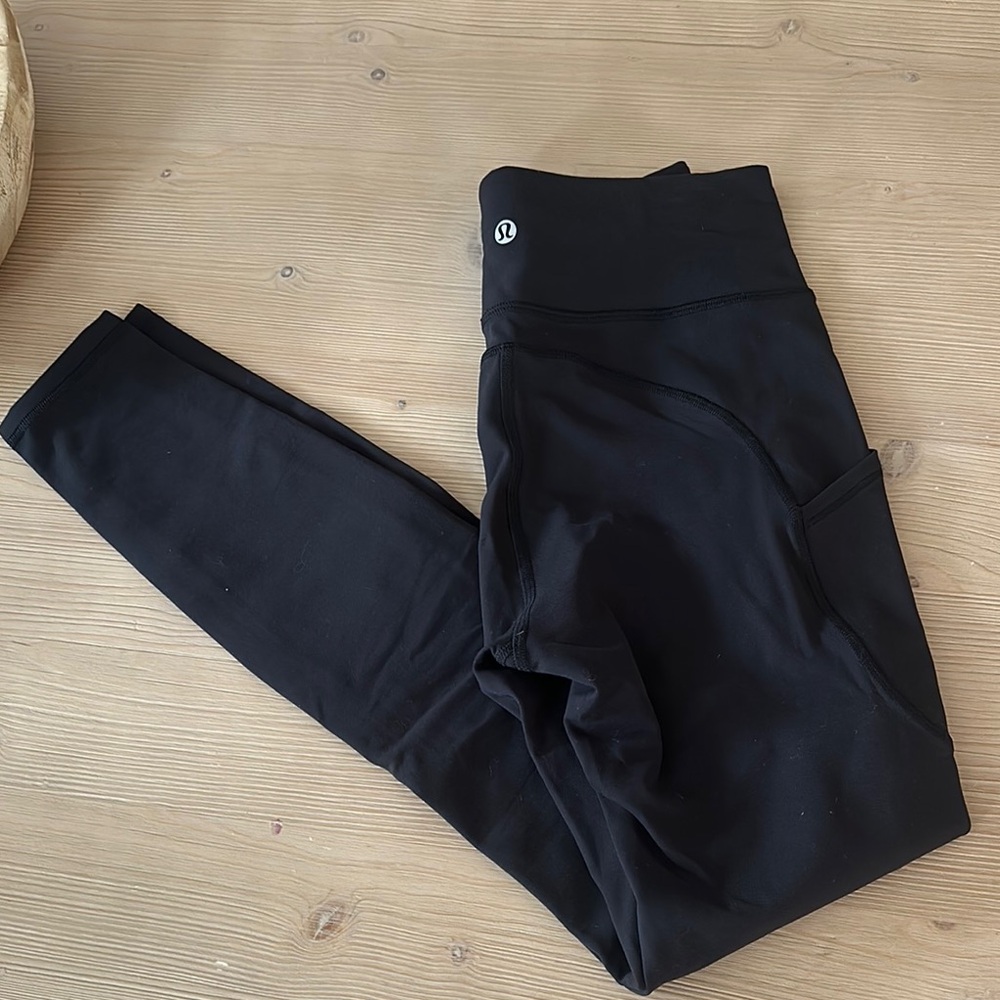 lululemon Invigorate Black 25” Leggings